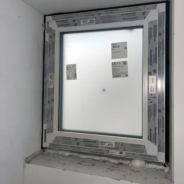 Neues Kellerfenster - Innenansicht